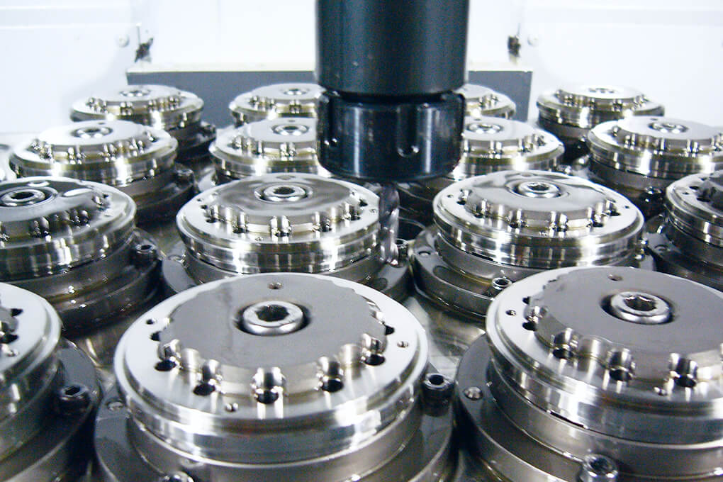 Jig for mass production machining multiple metal parts at once